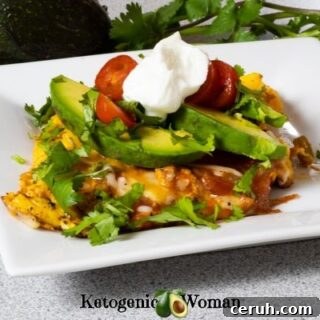 Mexican omelet on white plate