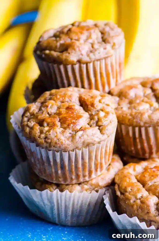 Healthy Banana Muffins