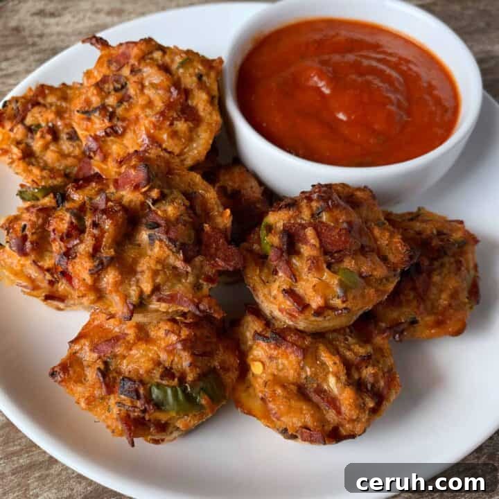 Low Carb Pizza Muffins