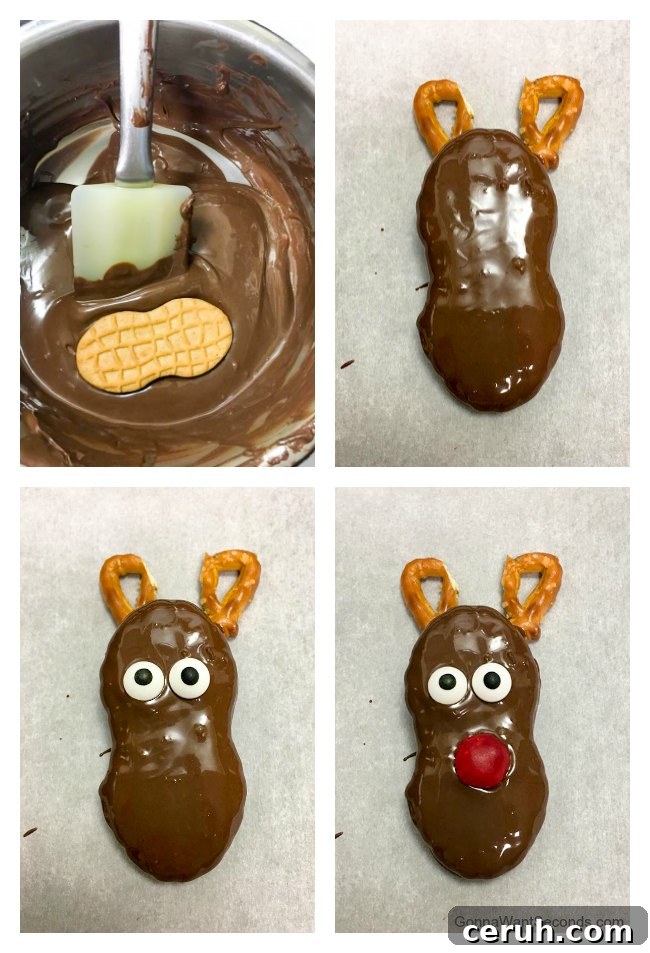 How to make Reindeer Nutter Butter Treats