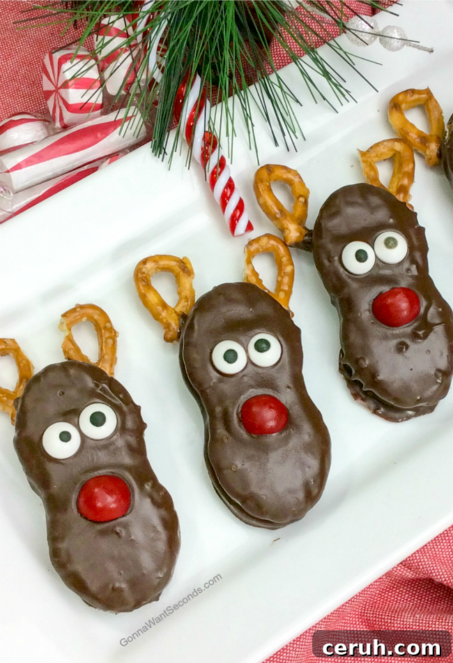 Reindeer Nutter Butter Treats