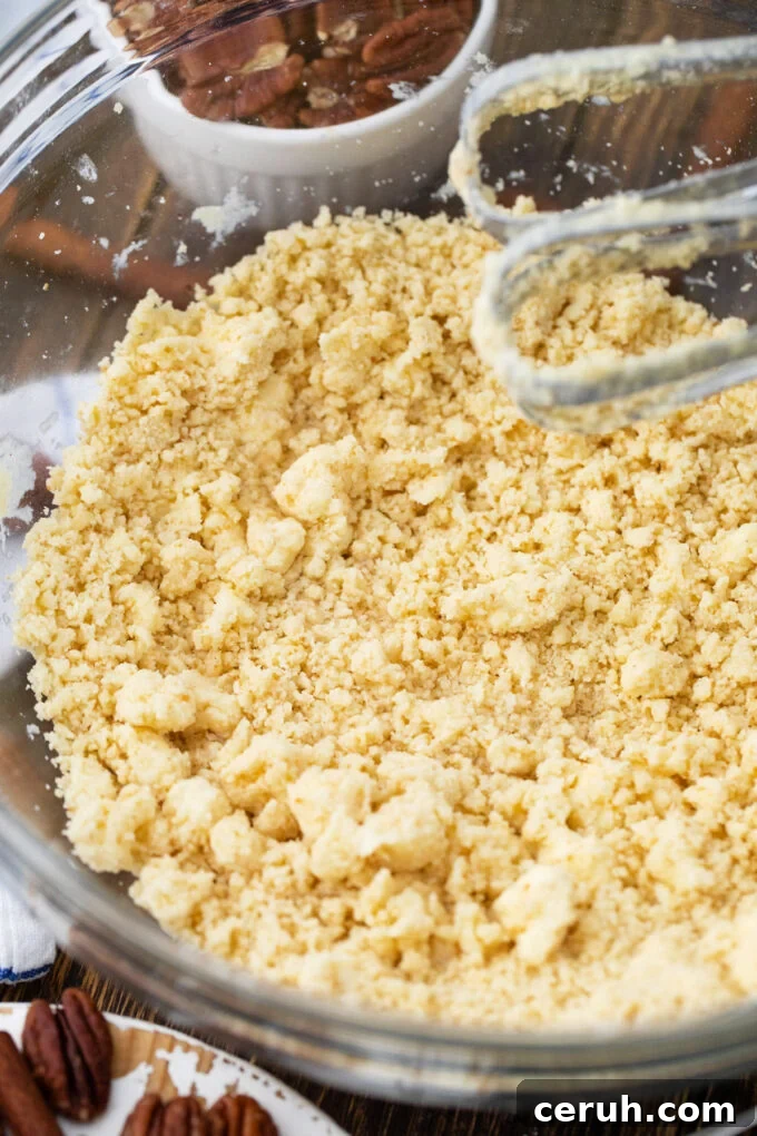 Whisking ingredients for pie crust.