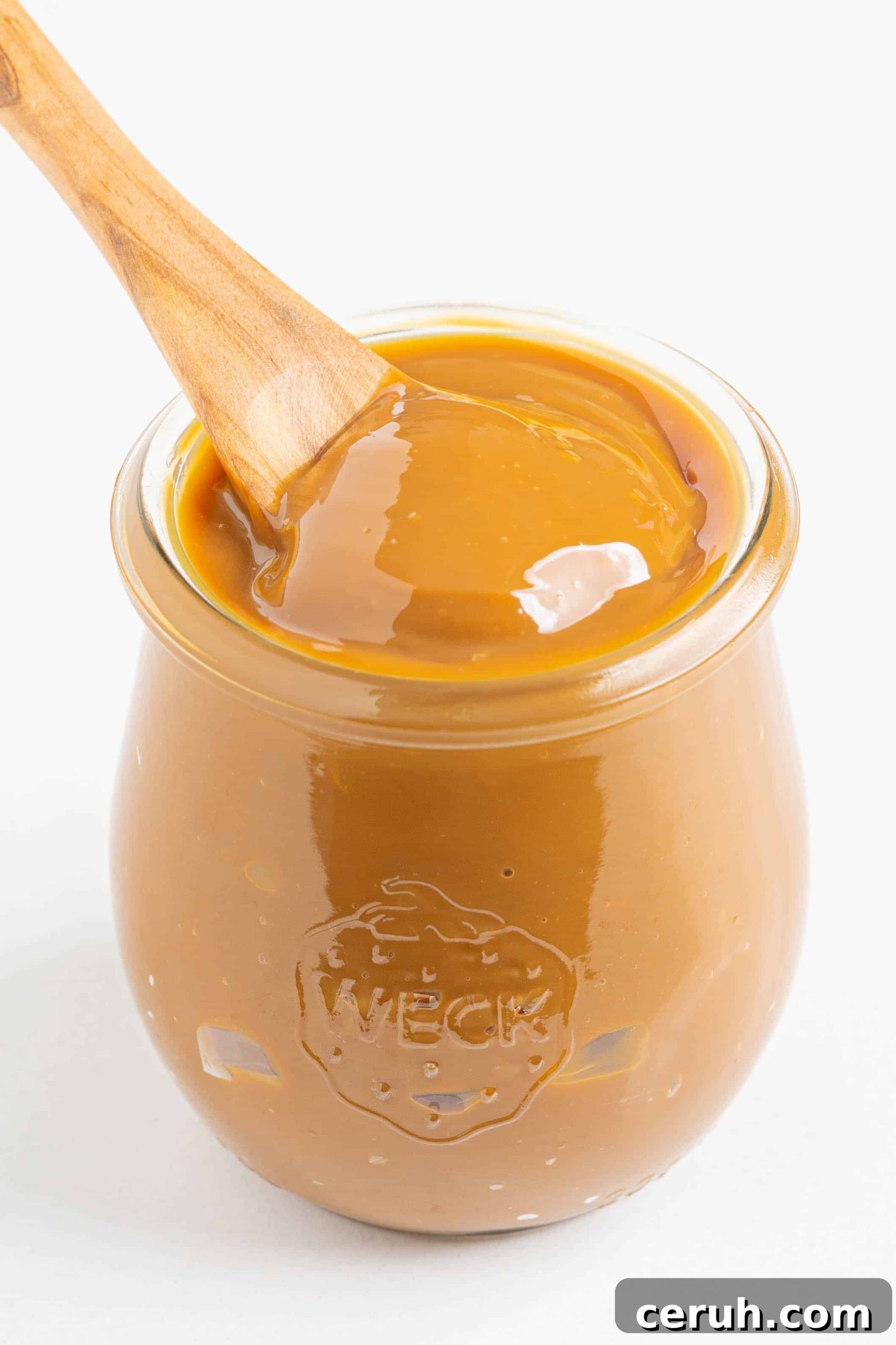 a jar of dulce de leche