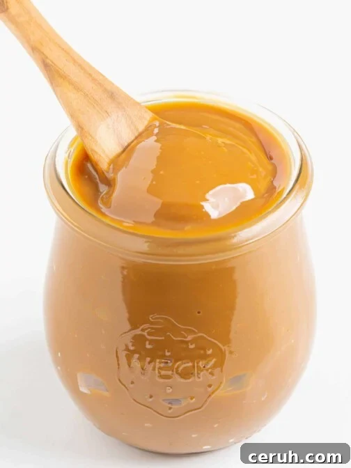 a jar of dulce de leche