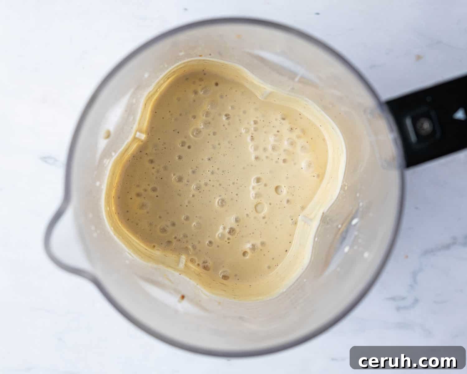 Step 8, the blended filling.