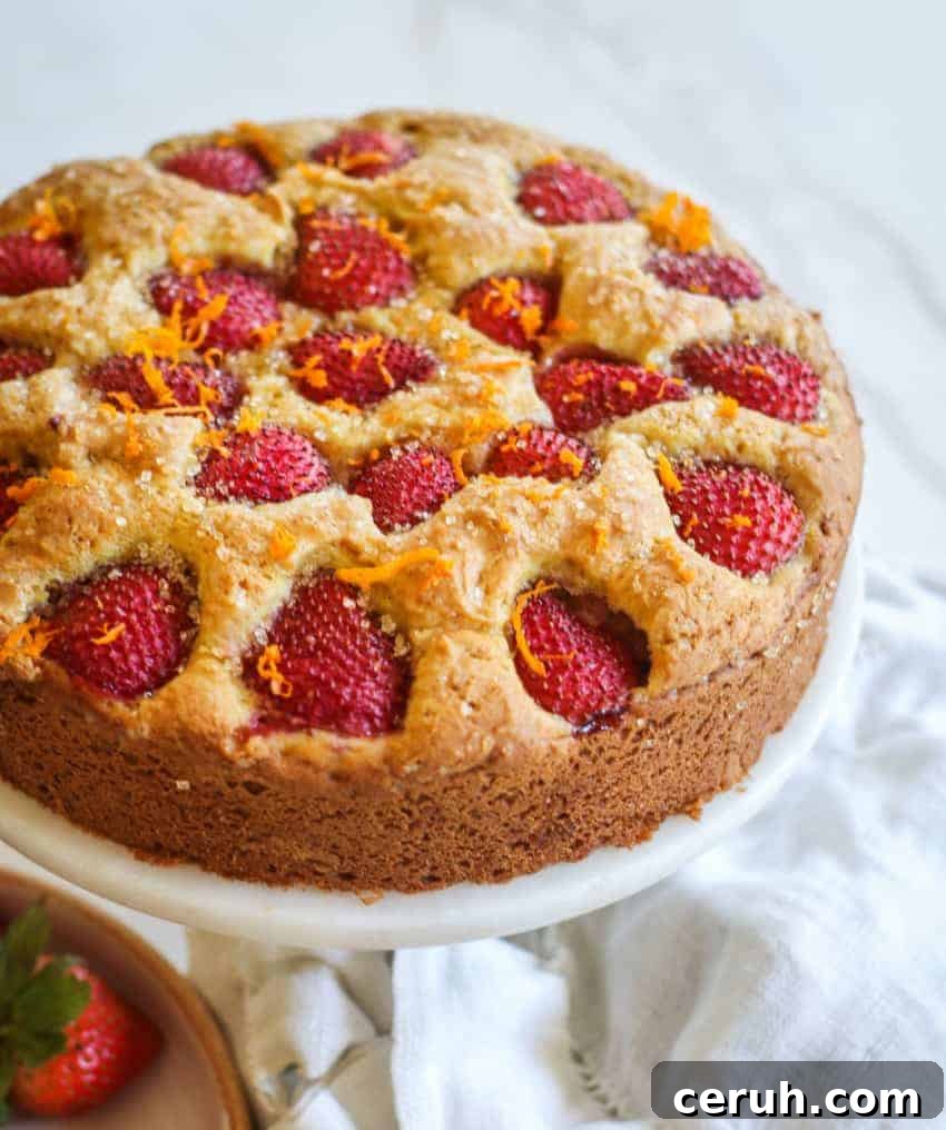 Gluten-Free Strawberry Buttermilk Cake