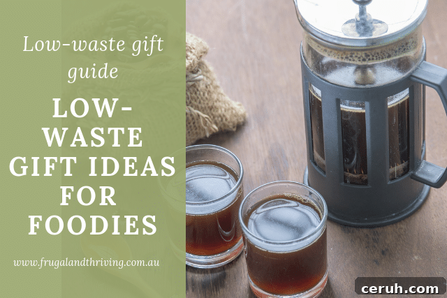 DIY Coffee Gift Basket Ideas for the Coffee Lover in Your Life 4 low waste food guide for foodies feature