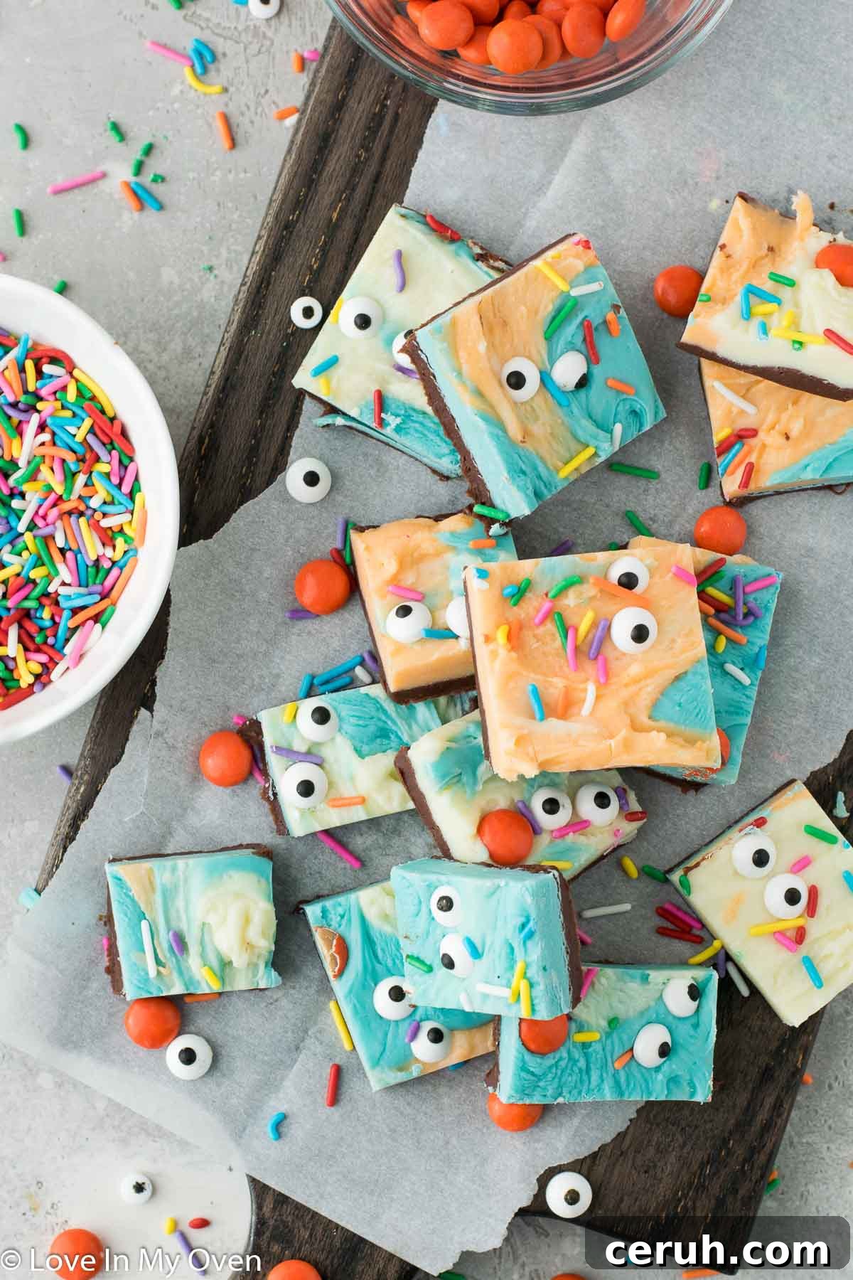 halloween fudge