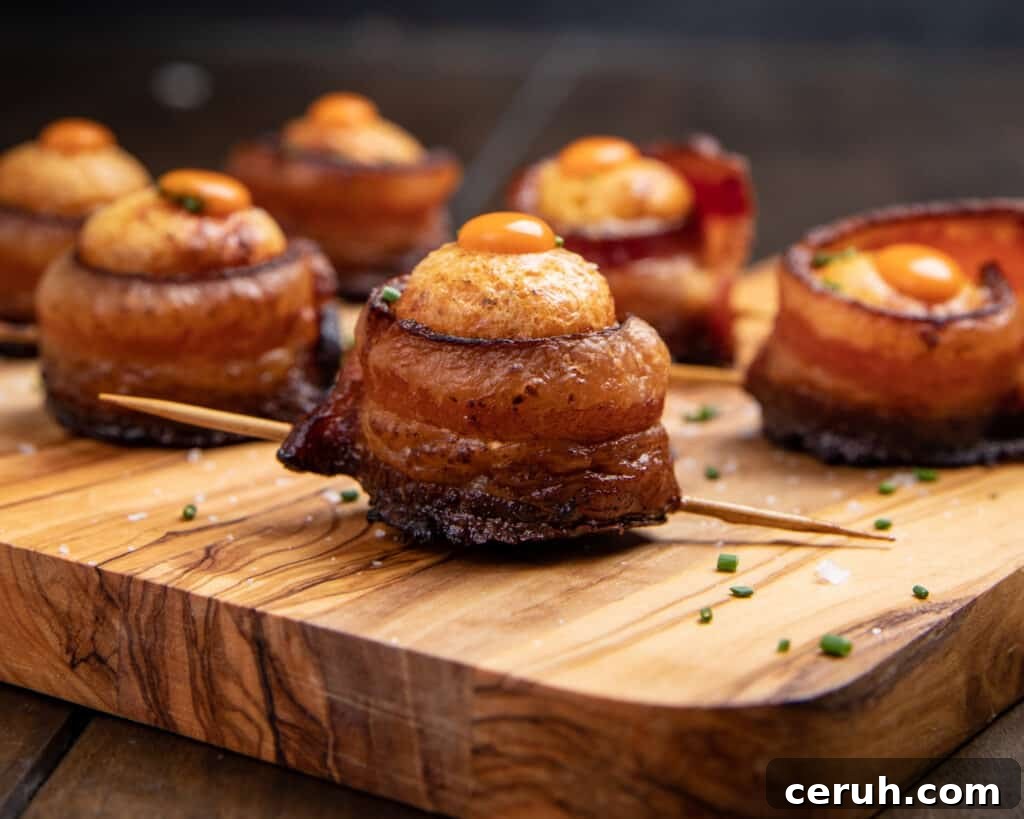 Breakfast pig shots 