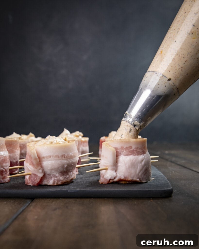Filling pig shots 