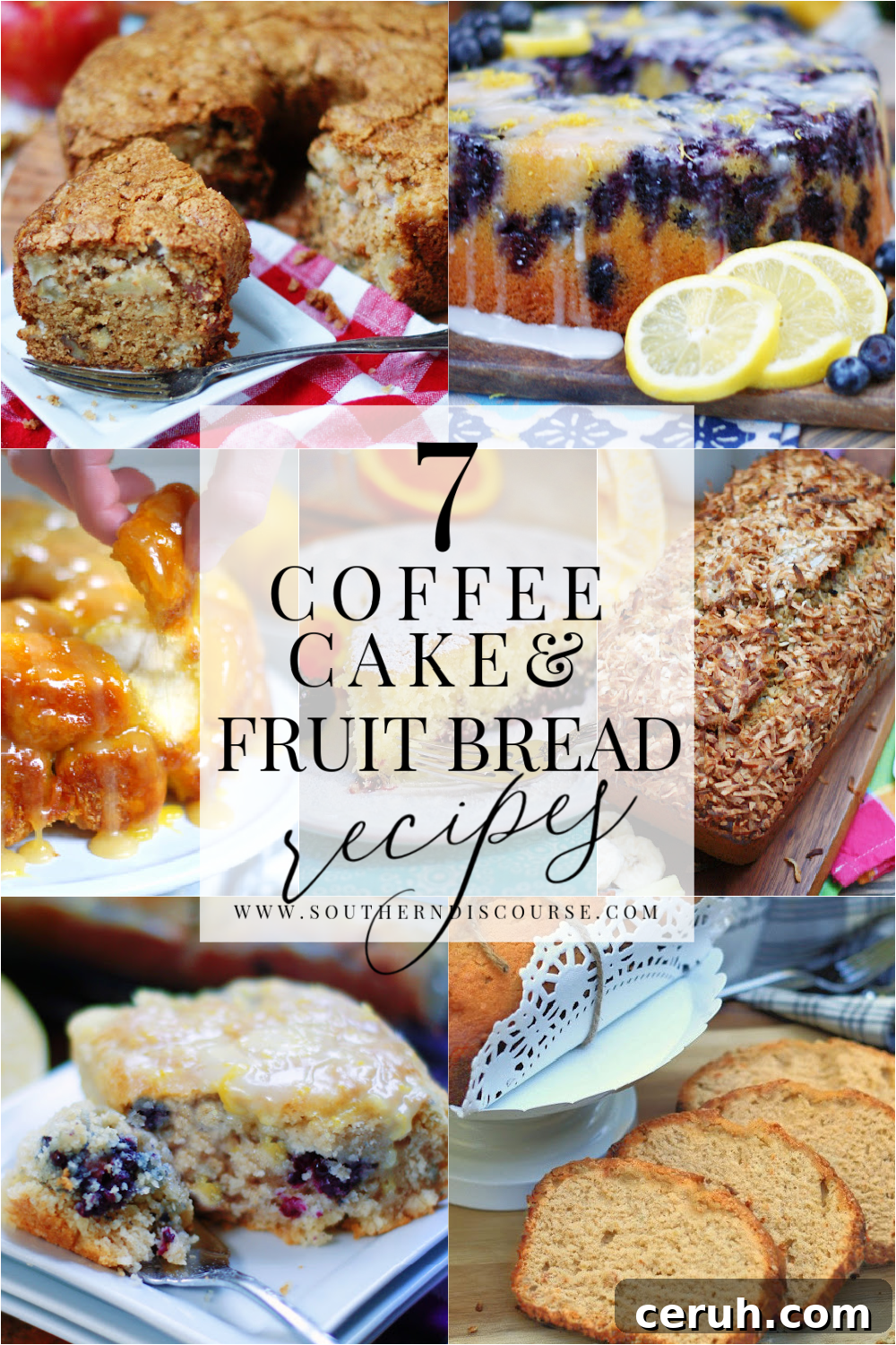 Grab your favorite morning cup of joe and a big slice of one of these coffee cakes or fruit breads for a leisurely start to your weekend, an easy brunch or get together!