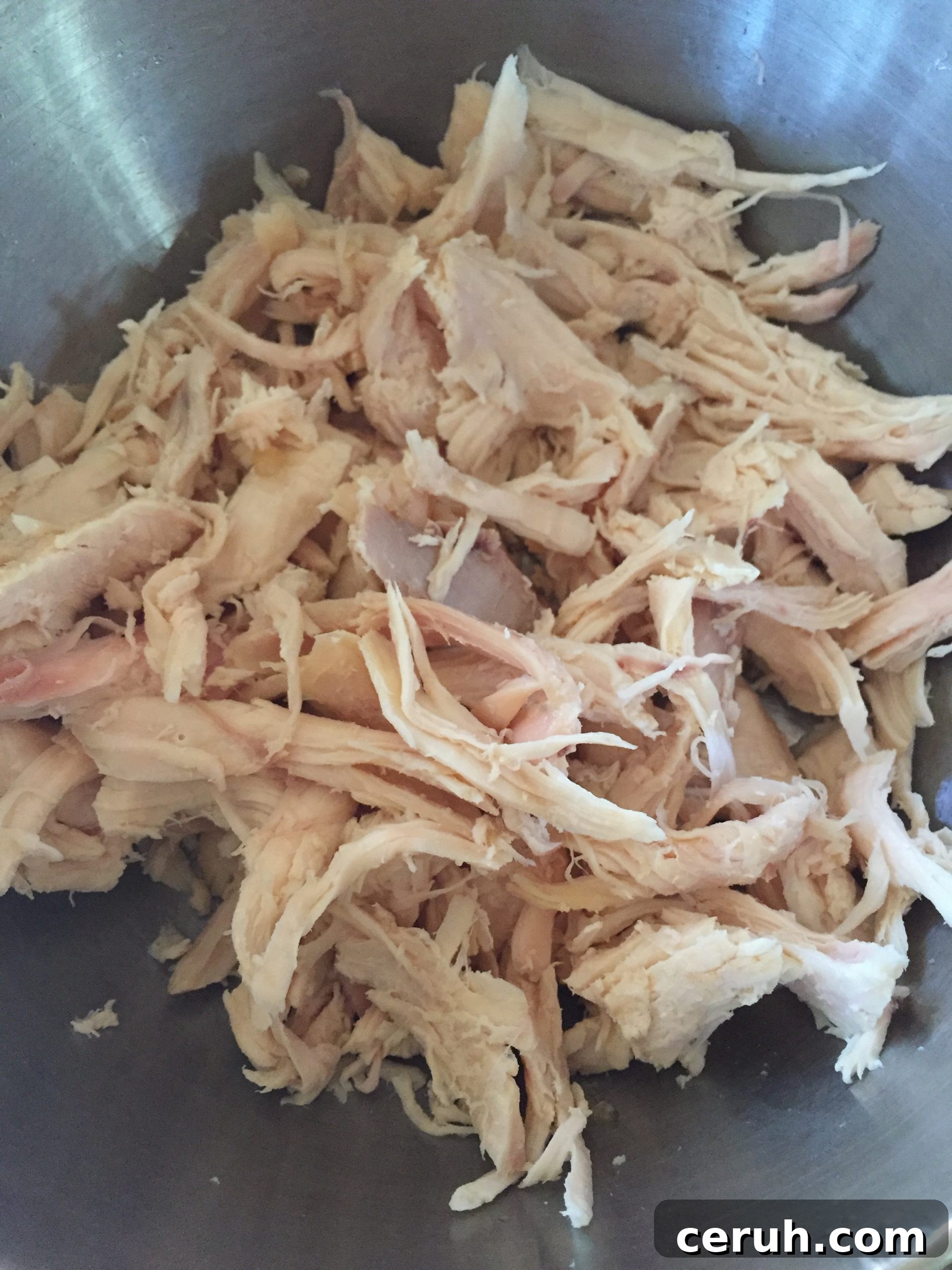 Shredded rotisserie chicken