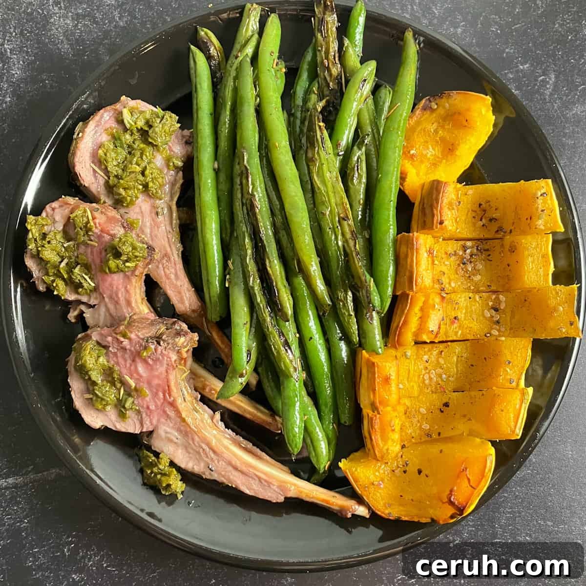 lamb rack meal