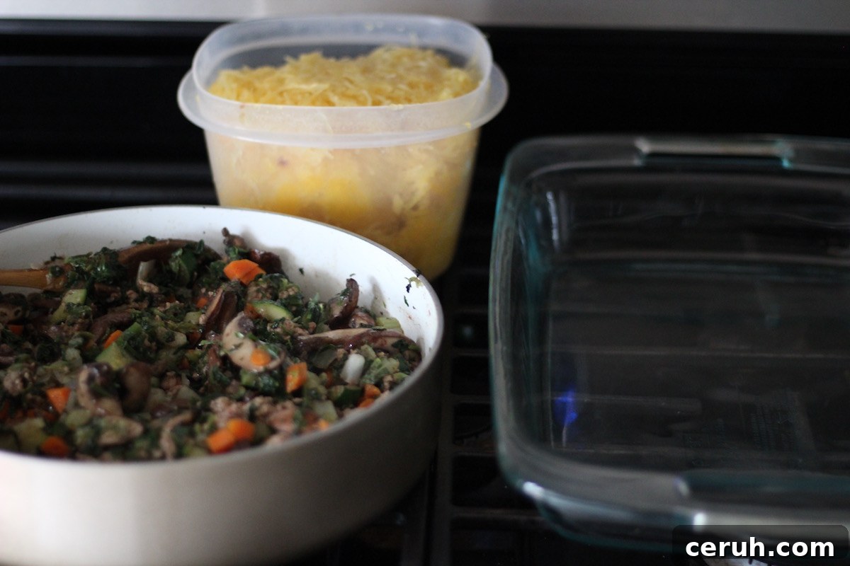 Egg-Free Breakfast Casserole (AIP, Paleo) - a delicious and hearty egg-free breakfast that you can make once and eat throughout the week! | fedandfulfilled.com