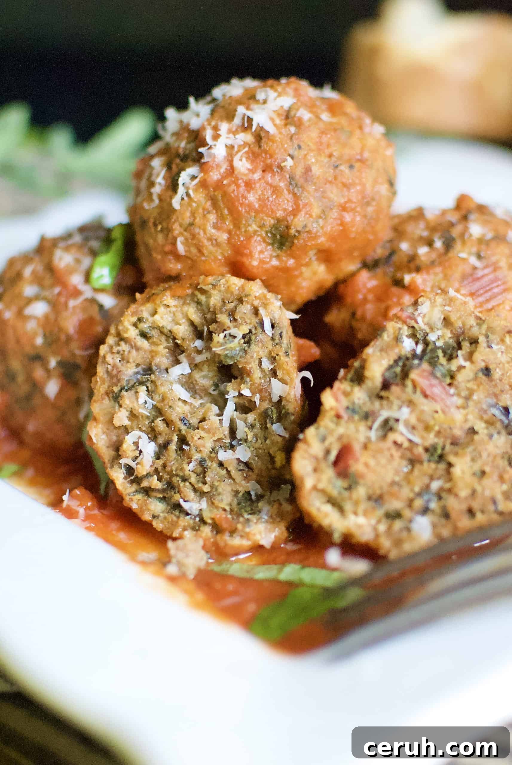 Beef & Chard Meatballs