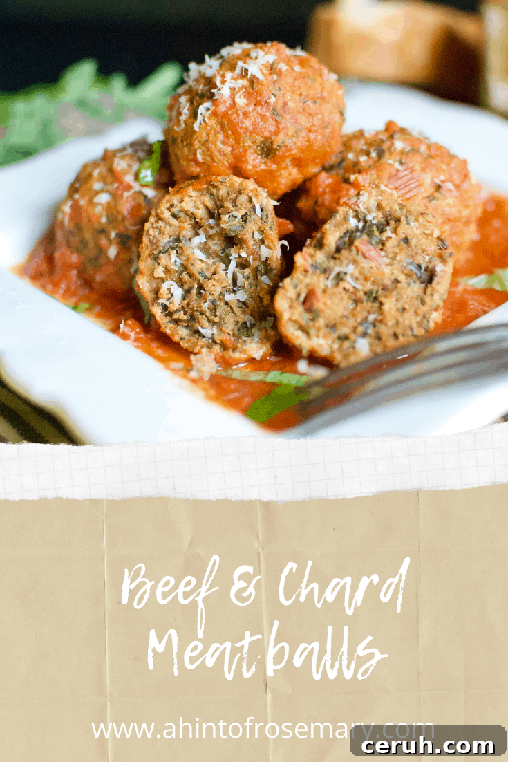 Beef & Chard Meatballs