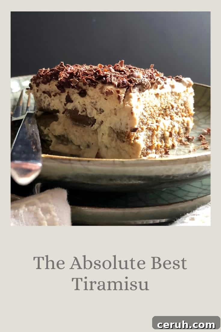 The Absolute Best Tiramisu