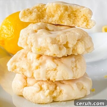 lemon crinkle cookies