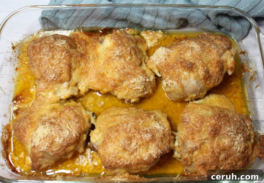 Mayo Parmesan Keto Chicken Thighs5