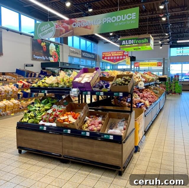 Check out the full list of Aldi organic products! Find out the truth about Aldi, why Aldi food is so cheap, and the organic products they carry.