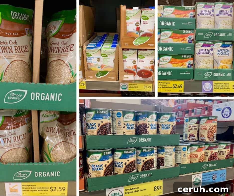 Check out the full list of Aldi organic products! Find out the truth about Aldi, why Aldi food is so cheap, and the organic products they carry.
