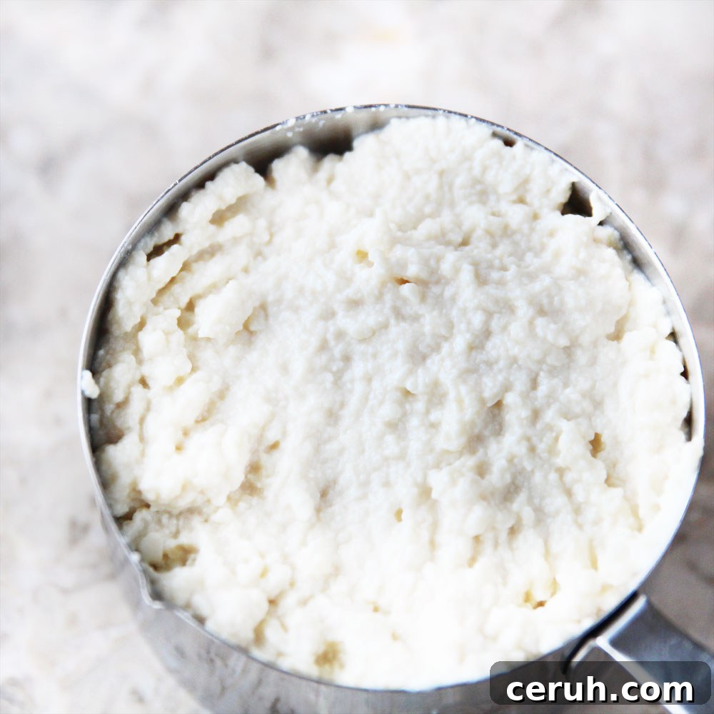 mashed silken firm tofu using fork