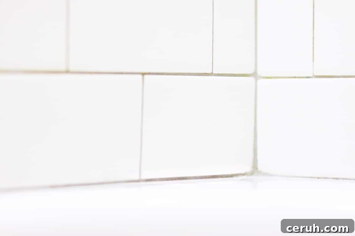 Natural Ways to Remove Mold from Shower Grout Quickly 7 a nice clean shower wall. Subway tile