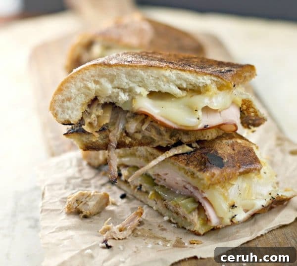 Slow Cooked Crock Pot Cuban Sandwich