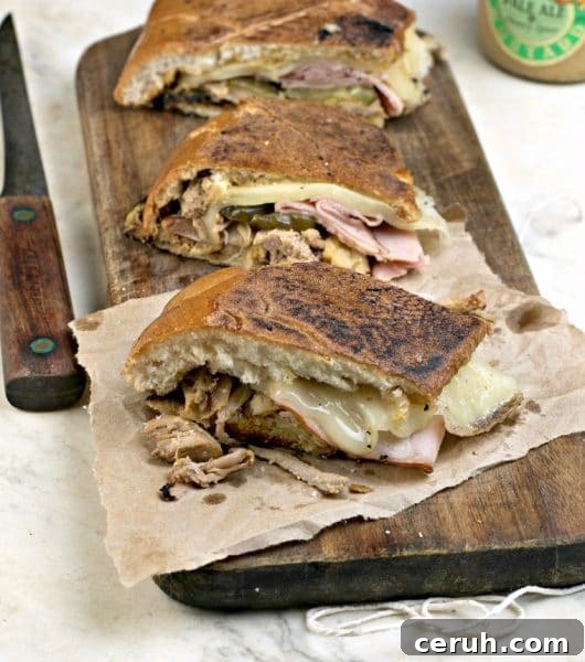 Slow Cooked Crock Pot Cuban Sandwich