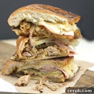 Slow Cooked Crock Pot Cuban Sandwich