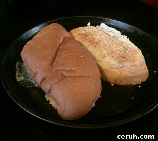 TOASTING THE BUN