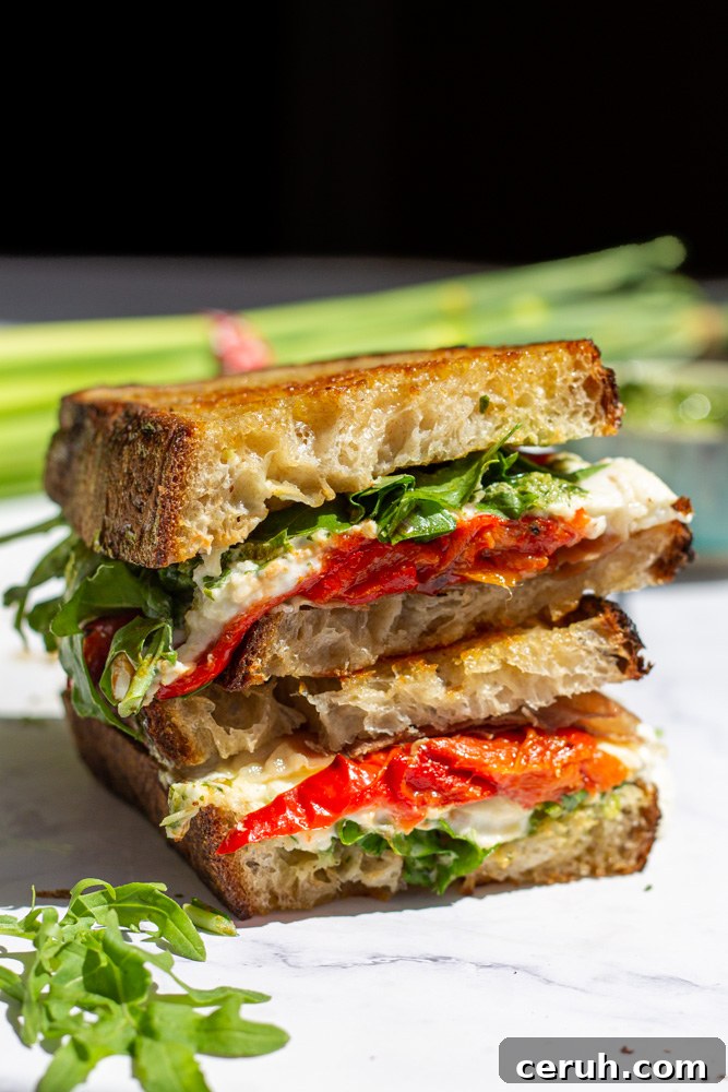 Prosciutto and Burrata Sandwich