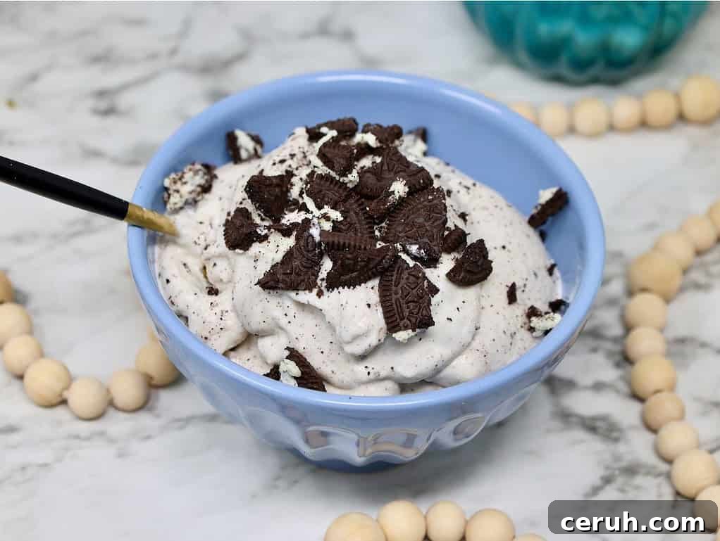 ingredients for oreo ice cream in the ninja creami