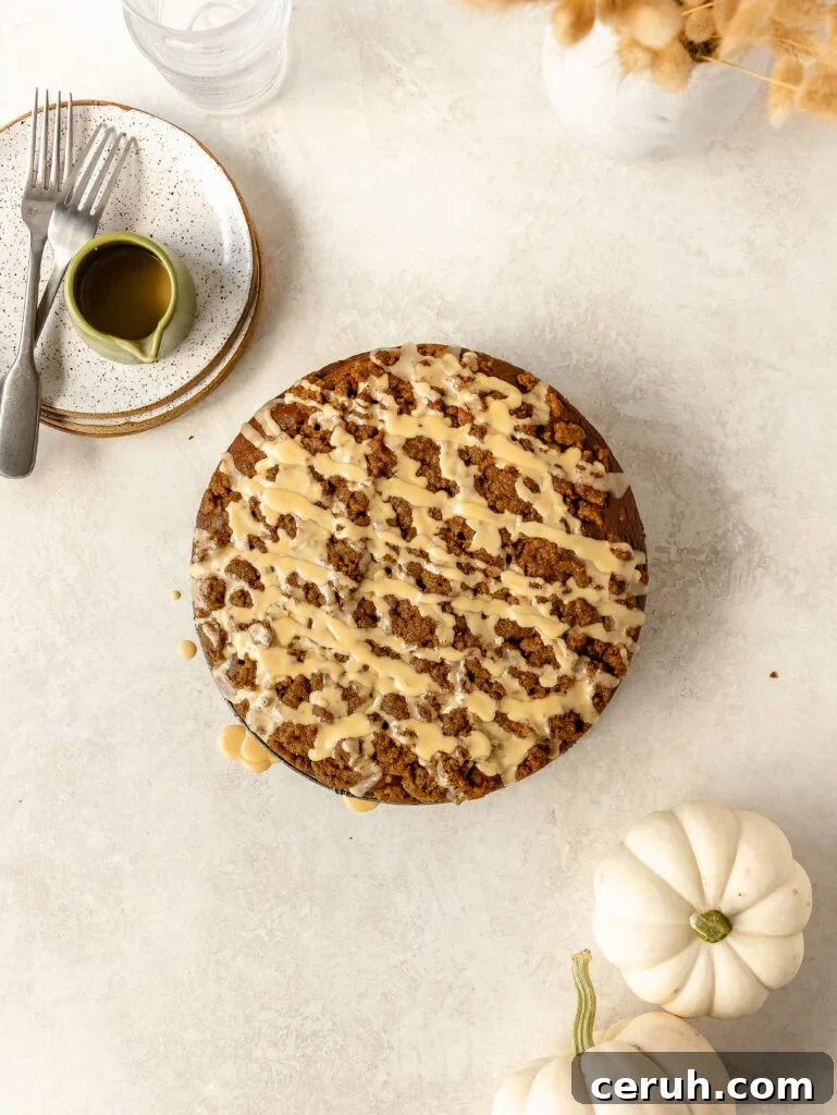 maple pumpkin coffee cake