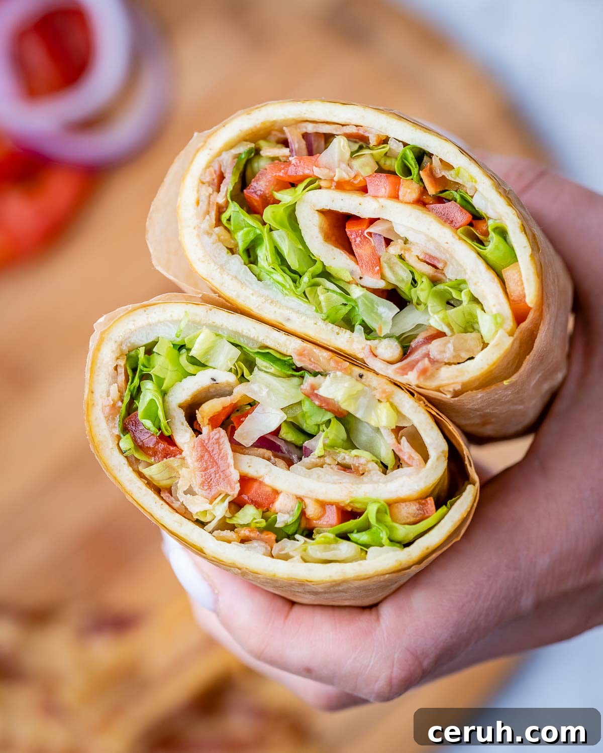 BLT Egg Wraps