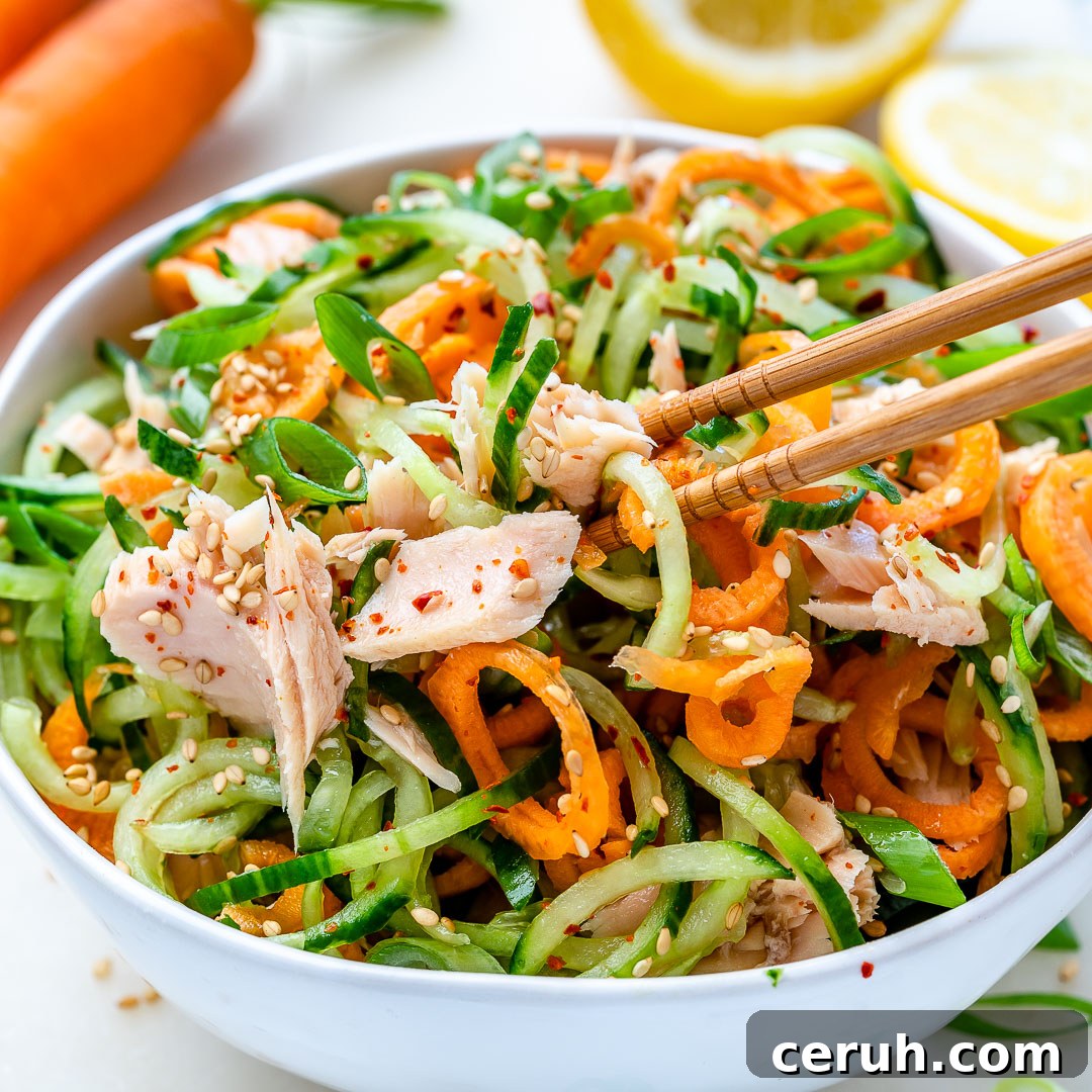 Veggie Noodle Tuna Salad