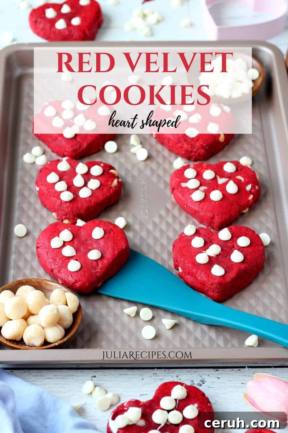 pin image for heart shaped cookies