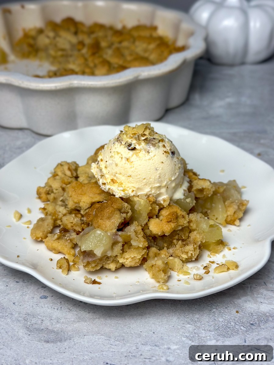 pear crumble