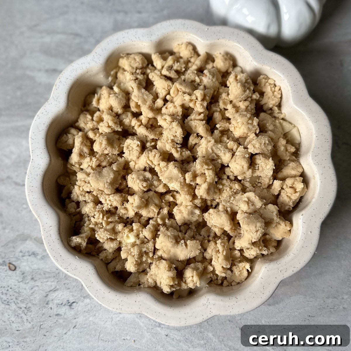 Assemble the crumble