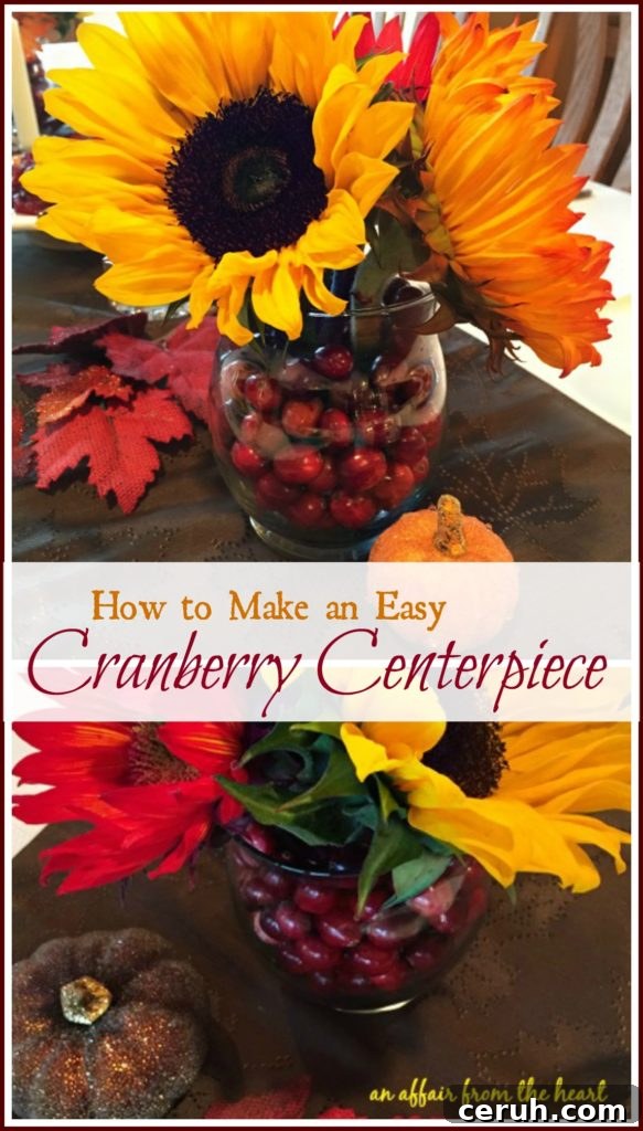 Cranberry Centerpiece