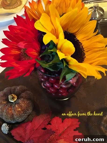 Cranberry Centerpiece