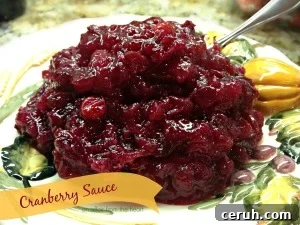 cranberry sauce