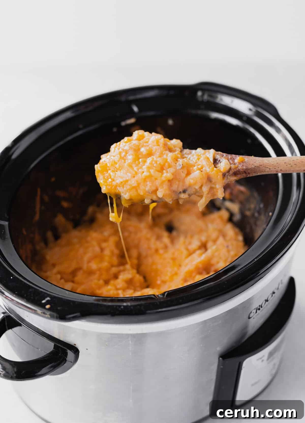 cheesy potatoes in crock pot