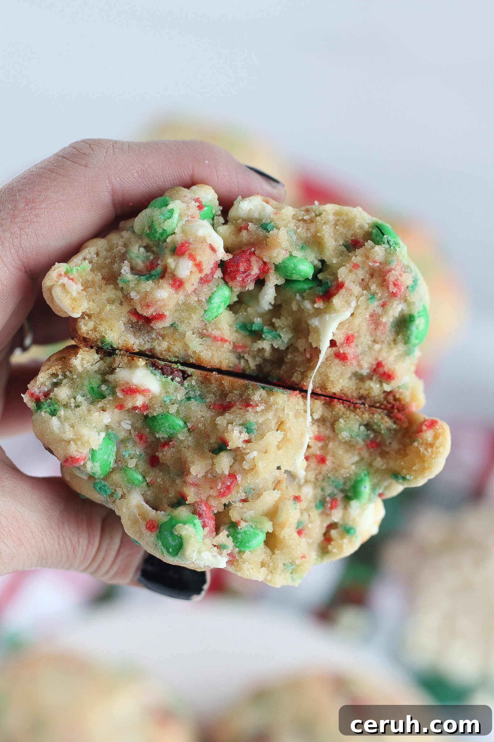 Baked holiday cookies cooling on a rack