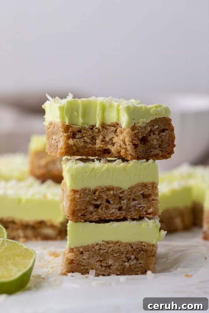 Starbuck of coconut lime bars