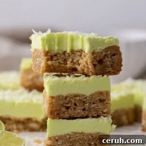 Starbuck of coconut lime bars