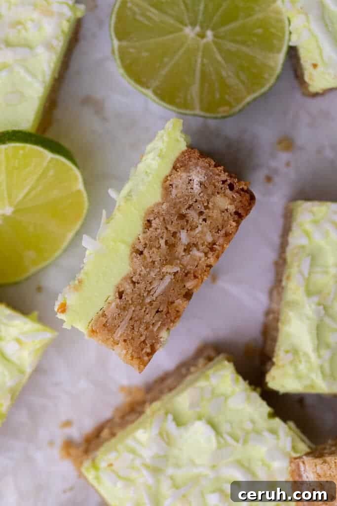 Starbucks lime frosted coconut bars