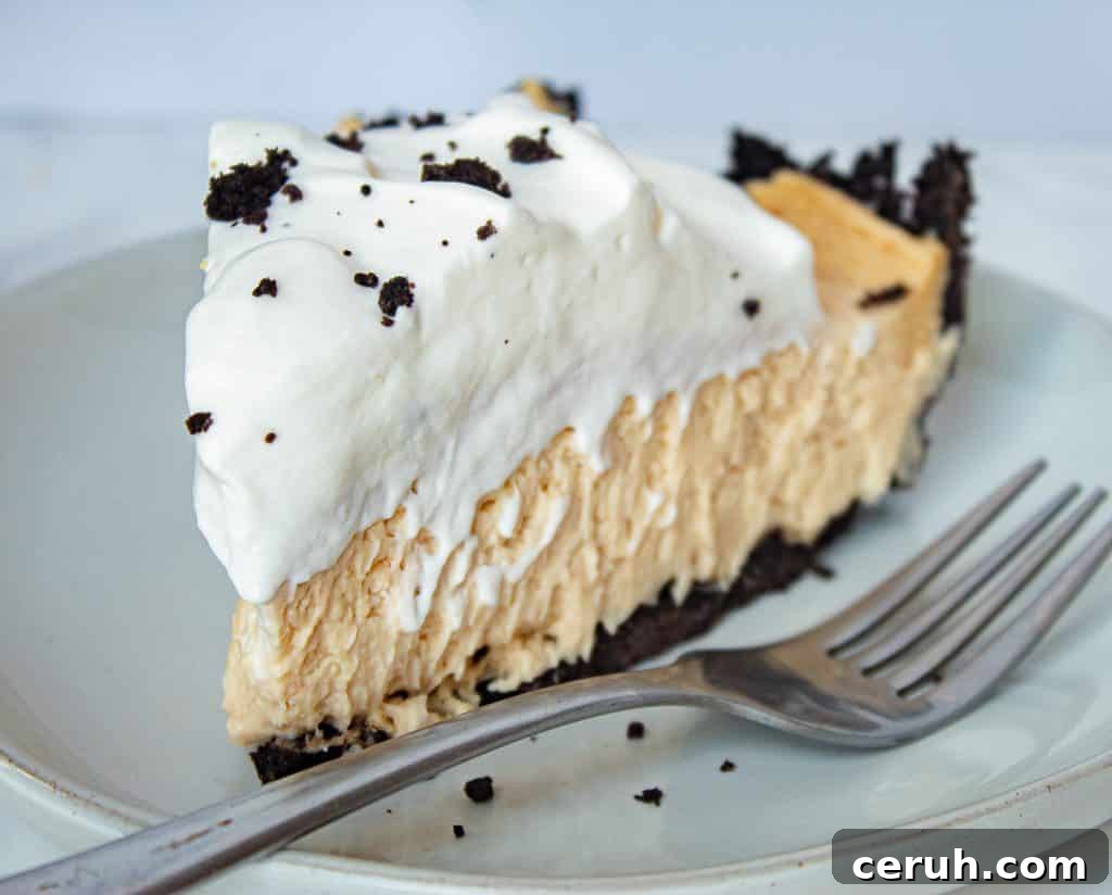No-Bake Peanut Butter Pie