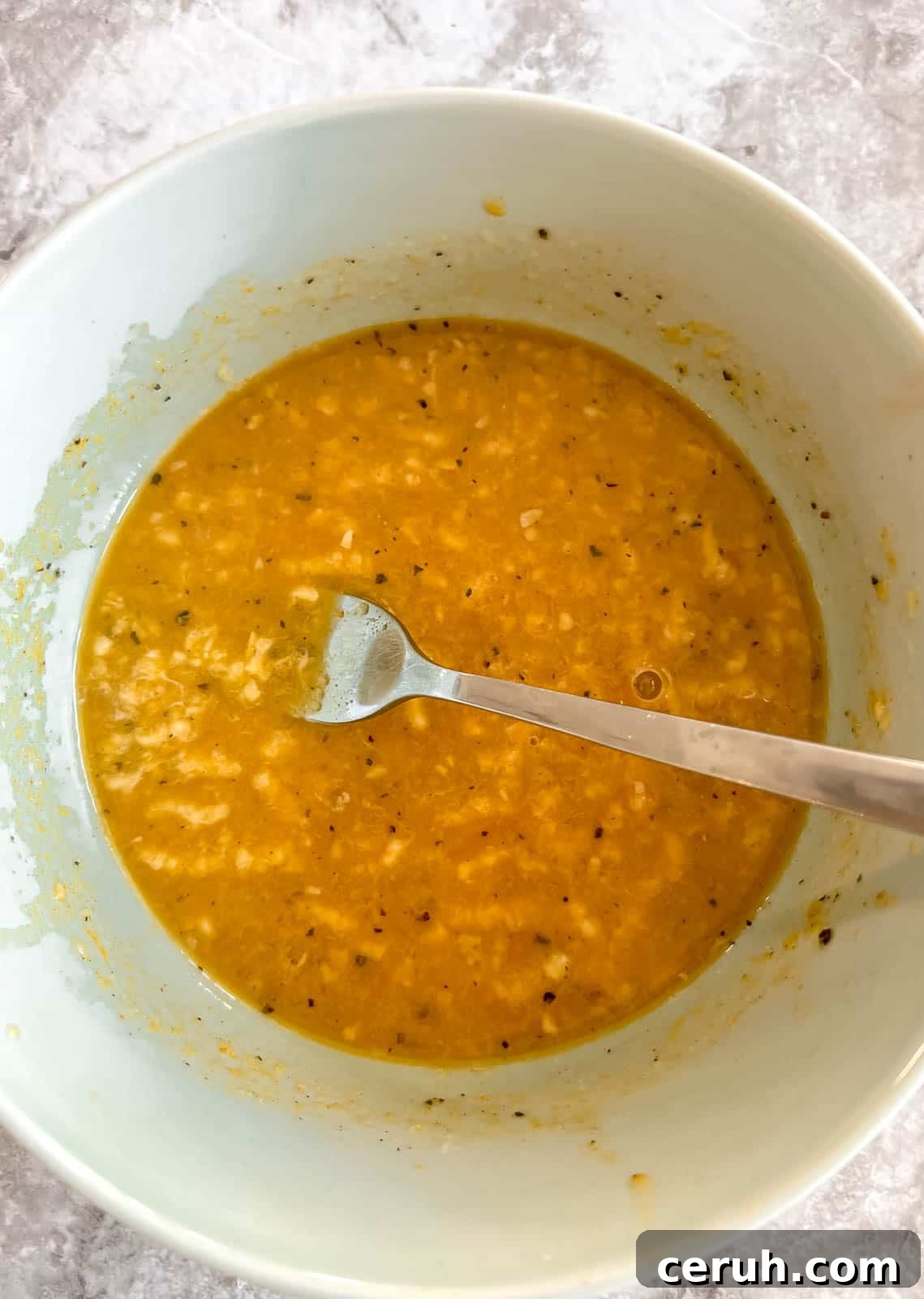 Sauce for ginger turmeric salmon.