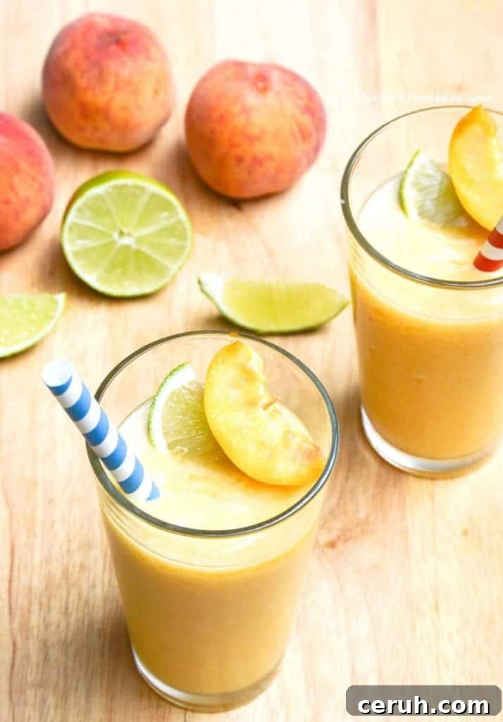 Peach Daiquiris from What The Fork Food Blog